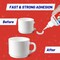 ADHESIVE GURU Ceramic Repair Kit, AG Ceramic Glue 0.7 oz. & Activator Spray 3.38 fl oz. Set, Fast-Drying Adhesive Set for Porcelain, Pottery, Crafts